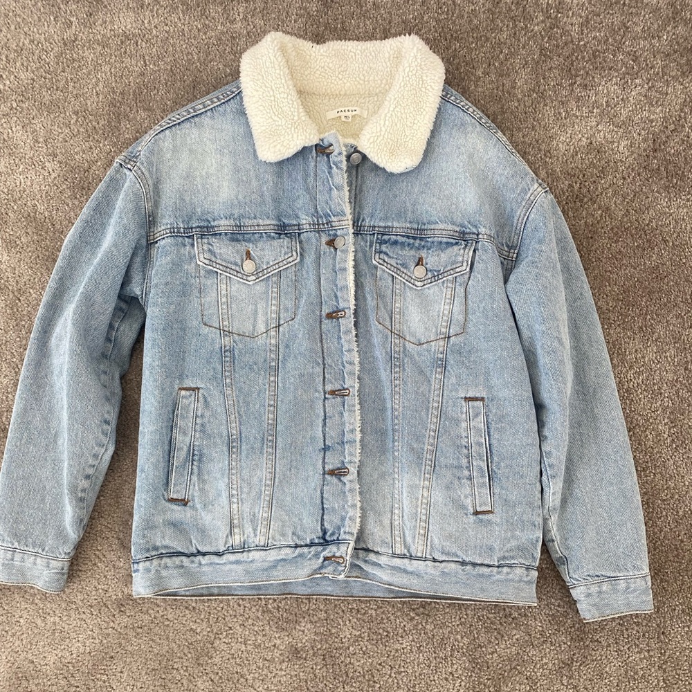 PacSun Jean Sherpa jacket